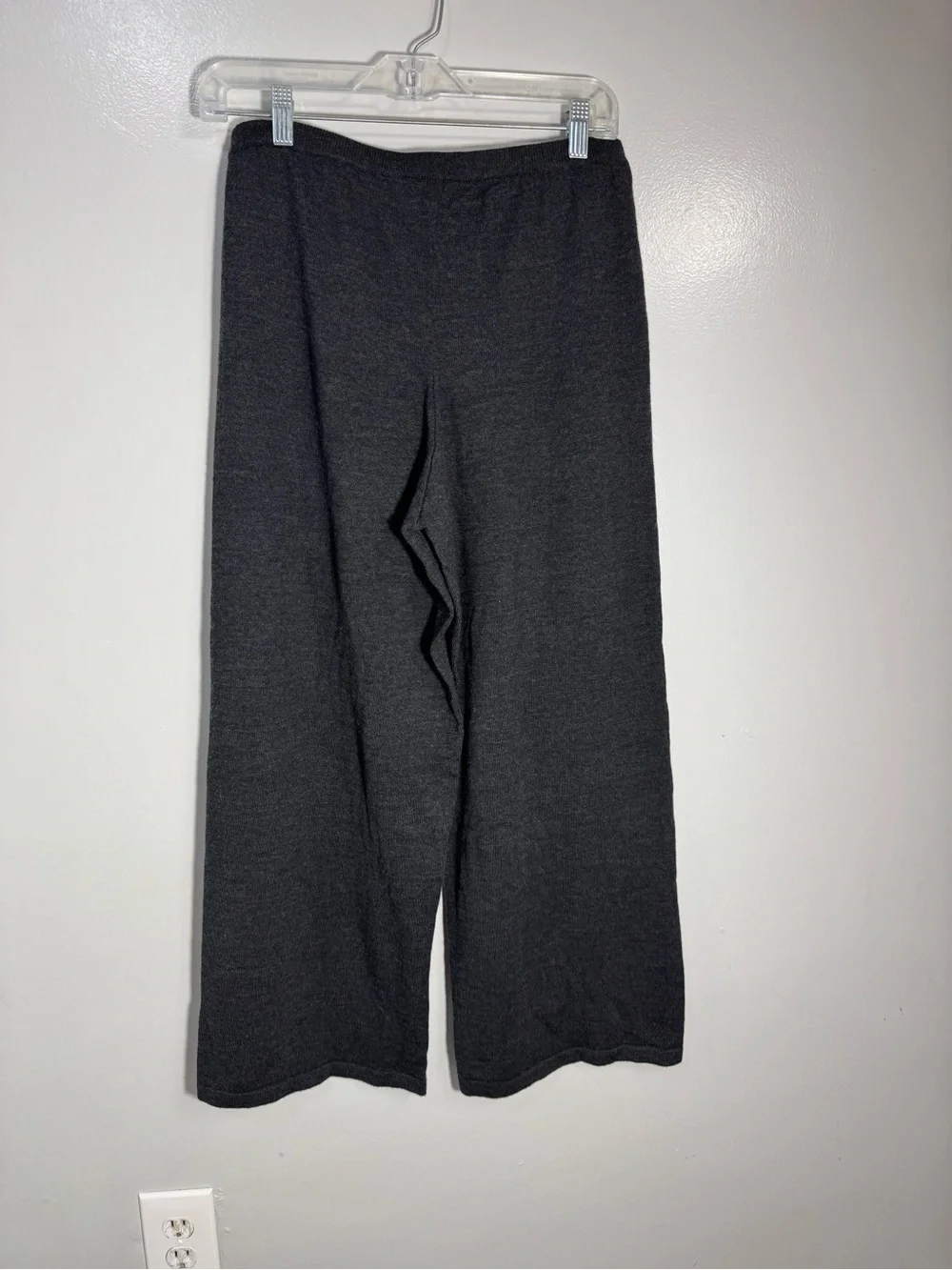 NWT $218 Eileen Fisher Straight Cropped 100% Merino Wool Pants - Picture 9 of 11